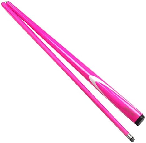Pistas de sinuca de carbono cor de cor rosa de cor rosa em pontas de 9,5 mm e 1/2 de aço inoxidável de aço inoxidável bilhar
