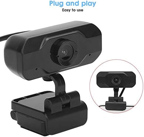 Hilitand 720p webcam, câmera de PC com microfone, laptop de mesa USB 2.0, redução de ruído inteligente, para winxp win7 / 8/10 / linx