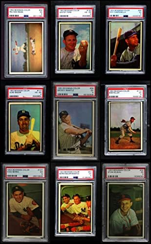 1953 Bowman Color Baseball Conjunto completo Ex
