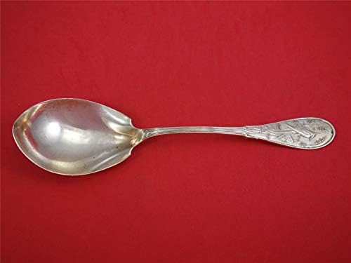 Japonês de Tiffany e Co. Sterling Silver Berry Spoon Usado 9 1/8 Serviço