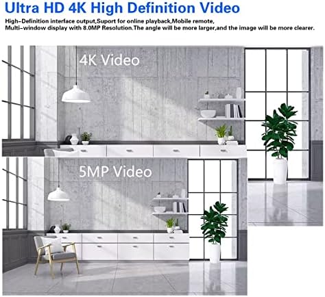 4K Ultra HD 8MP Câmera de segurança Sistema de câmera de rua Câmera de rua ao ar livre