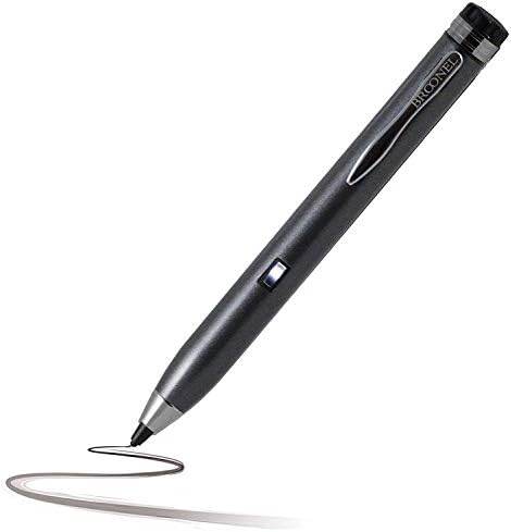 Navitech Broonel Gray Point Fine Point Digital Ativo Pen compatível com o Trekstor YourBook C11b