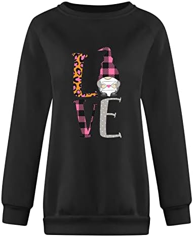 Camisas dos namorados para mulheres 2022 Fall Fashion Raglan Raglan Manga Longa Selta Sweatshirt Buffalo Plaid Love