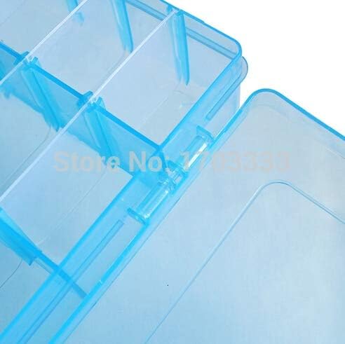 ANNCUS AJUSTÁVEL 36 Compartimento Caixa de Armazenamento de Plástico para Jóias Organizador de Container de Brincho de Jóias
