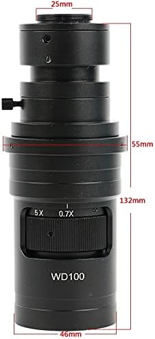 Acessórios para microscópio 200x 500x 0,7x-5x ampliação ajustável