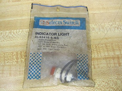 Switch SelectA SL53416-6-BG LIGHT 125V AMBER