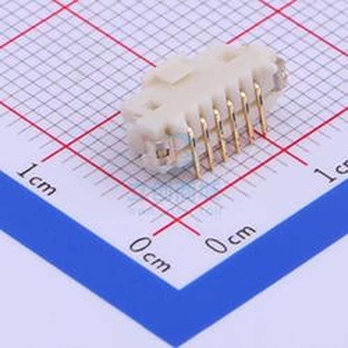 2 PCs A1252WV-SF-06P D01 Linha única vertical com posicionamento de posicionamento de ouro SMD com conector SMD com conector