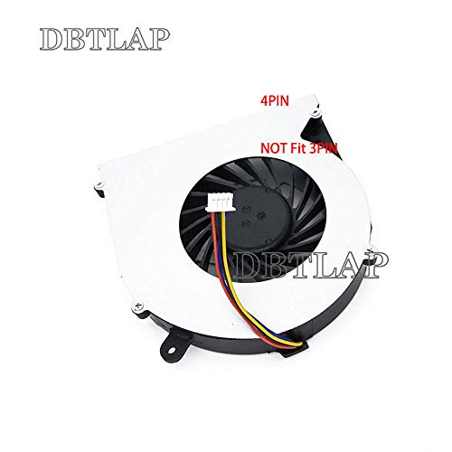 DBTLAP Laptop CPU Resfriamento do ventilador de resfriamento Compatível para Toshiba Satélite C50T C50T-AST2NX1 C50T-AST2NX2