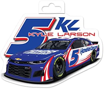 RICO INDUSTRIES NASCAR KYLE LARSON 5 x 7 Decalque de corte de vinil - carro/caminhão/acessório de casa