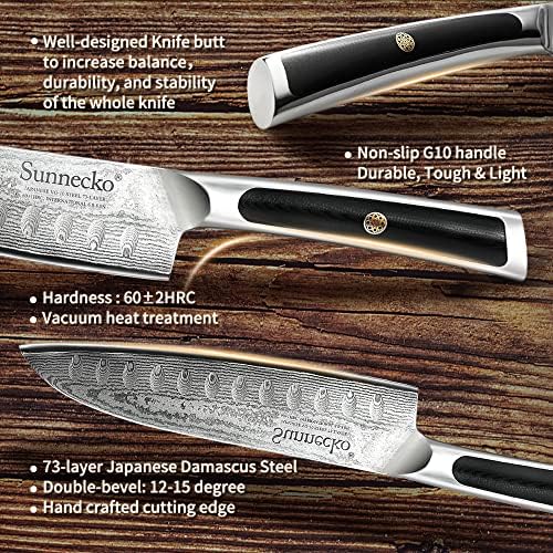 Conjunto de faca Sunnecko Santoku