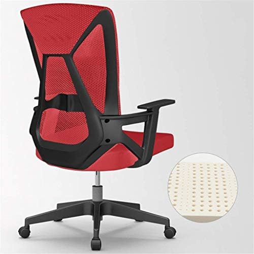 Cadeira de visitantes multifuncionais confortáveis, encosto confortável com rodas Presidente da equipe para salas de reuniões Cadeira de Negociação de Recepção de Office, LSXYSP, Blue, 5050108-116cm