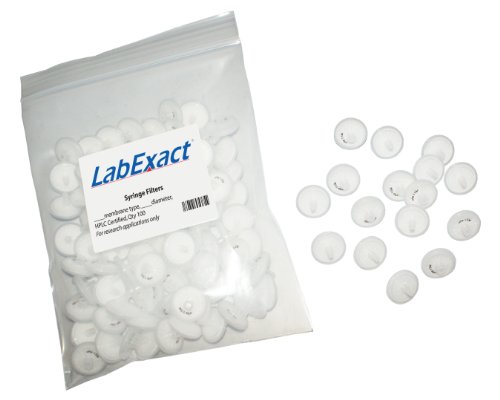 Filtros de seringa 1200120 LabExact, não estéril, PVDF, 0,22μm, 13mm
