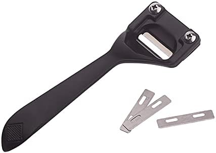 3 Blades Substituição American Rainning Knife Cutter DIY com prata preta 2 colorido de faca de faca de couro Ferramentas -