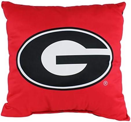 A faculdade cobre a Georgia Bulldogs 16 x 16 travesseiro decorativo, 1 contagem