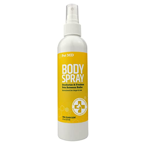 PET MD Pina Colada Spray corporal e aveia + shampoo de aloe