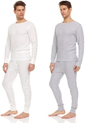 Daresay Mens Térmica Camisa e calça de manga longa - camada base para tshirts e jaquetas - Long Johns for Men Base