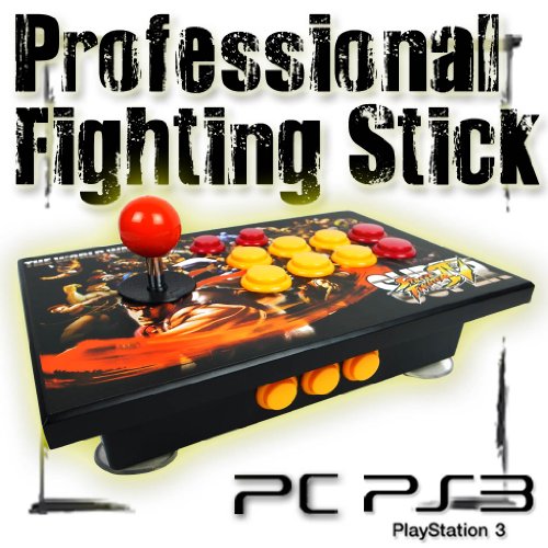 Fighting Stick Arcade Gane Stick Joystick Street Fighter Com Turbo Função PS3-LR para PC PS2 PS3