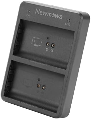 Carregador USB duplo newmowa para pacote de bateria de câmera extra simplista