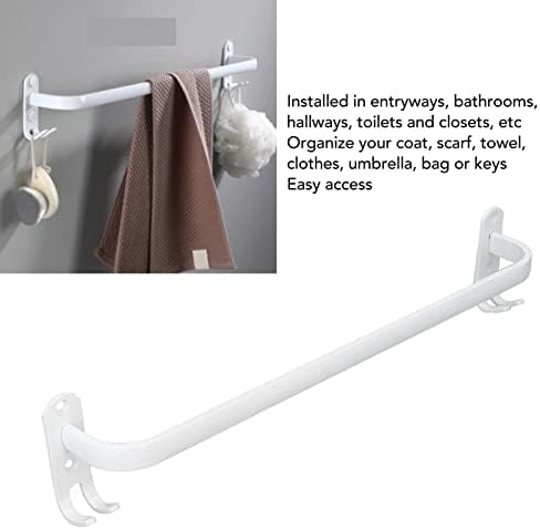 Cack de toalhas, barra de toalhas para banheiro, instalação fácil, categoria de toalha de parede, toalhas de alumínio espessadas