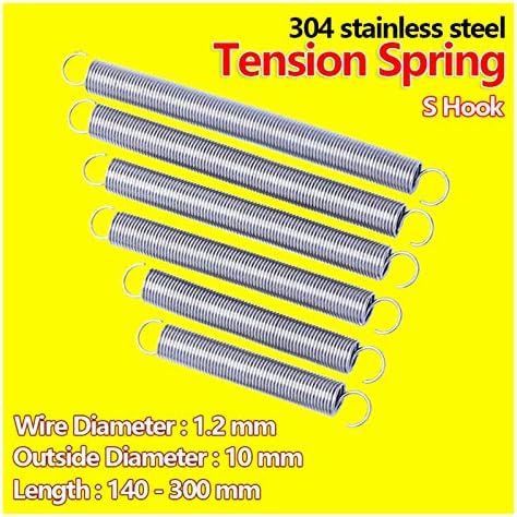 Máquinas de construção industrial tensão tensão cilíndrica bobina espiral tensão fios de mola diâmetro de 1,2 mm diâmetro