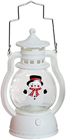 Gem River Lights Christmas Decorações de Natal Lanterna de Natal Globo de neve LED Bateria de luz de neve operada pelo boneco