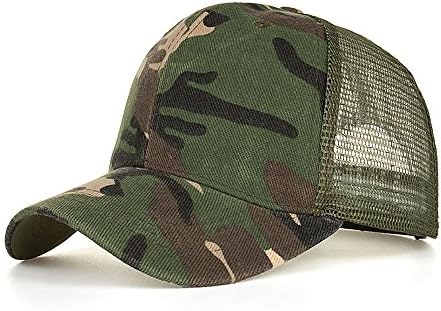 Mesh Camuflagem Caps para homens Hap chapéus de quadril Casual Capilinhas pretas para homens HATS MOMINAS BASEBOL