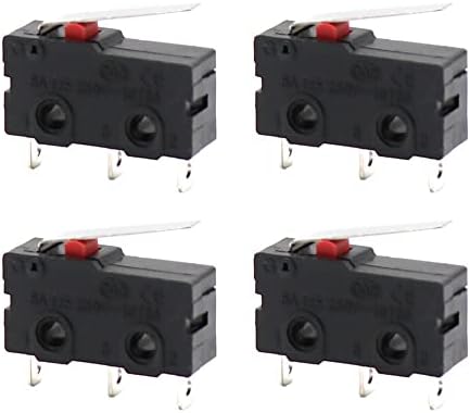 Micro comutadores esbant 10pcs 3D Chave de botão limite da impressora Push botão de pressão KW12 Sensor micro limit