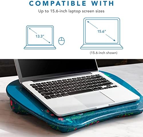 LapGear Mystyle Portable Lap Desk com almofada - grandes idéias - se encaixa em laptops de até 15,6 polegadas - estilo