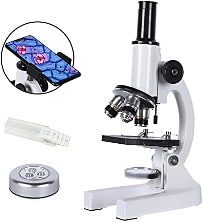 FGUIKZ 640X 1280X 2000X Microscópio biológico Educação monocular do aluno LED LEITO DE TELEFONAL DE TOPELO DE LELHO