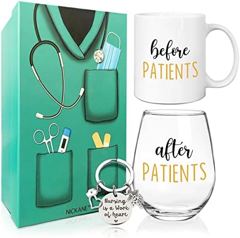 Nickane diante dos pacientes após os pacientes definidos | Caneca de café de 11 onças, copo de vinho de 15 onças | Idéias