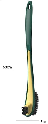 Escova de vaso sanitário de cama, escova de vaso sanitário com lacuna pequena pincel de parede de parede de parede de pincel de piso Acessórios do banheiro