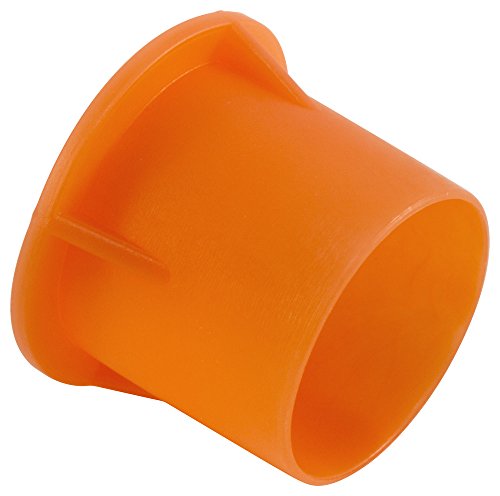 Capluga de tampa de manga de plástico para extremidades do tubo. Para limitar o tamanho da linha 7/8 PZC-10, PE-LD, para limitar o tamanho de thread 7/8, laranja