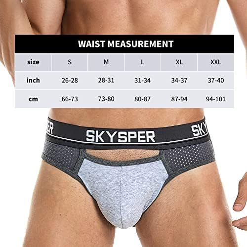 Skysper Men's Jock Strap Athletic Spoiler for Men Sexy Jockstrap Macho Aprese