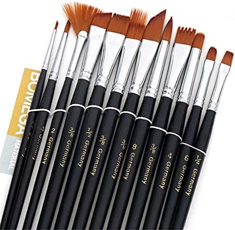 Hnkdd 12pc Aquarelas Brusco ACRILIC ATAGEM ATAGELA AQUARELLE PINTULA PANTA DE PANEL DE PENHAS DE PENHAS DE PENAS DE PERNO