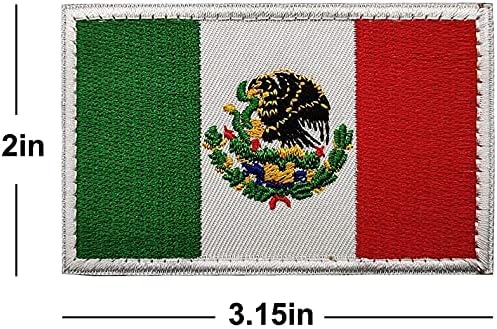 México Bandeira Internacional México Country Mexicano emblema bordado Militar Tactical Moral Citches costuram no ombro apliques