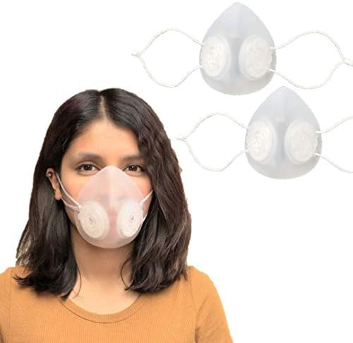 Silicone de máscara de neblina genérica, lavável, reutilizável, silicone amigável para a pele, ajuste confortável, hermético,