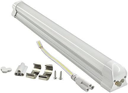 Pacote de 2 luminturs led tubo suporte de tubo integrado barra de luz hard tira dura faixa fria smd 2835 2ft 20w