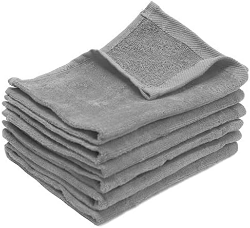 Toalhas de ponta de ponta de 12 pacote 11x18 toalhas de rally de algodão
