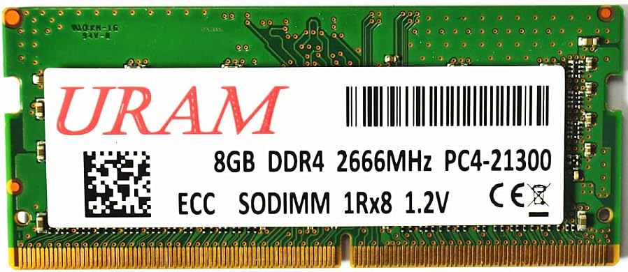 URAM DDR4 2666 MHz 8GB ECC SODIMM NO