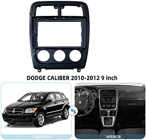 Painel de Fáscia de Rádio de Carro de 9 polegadas para Dodge Caliber 2010-2012 Cabo de estrutura estéreo