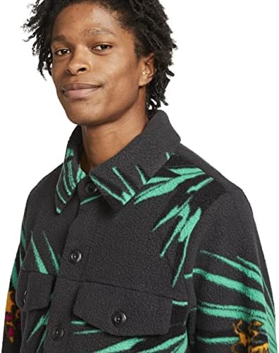 Nike LeBron James Men's Sherpa Fleece Button-Up Jacket