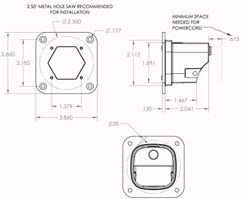 Baja Designs par S1 Trabalho/cena LED Kit de luz de backup de montagem FLUCA