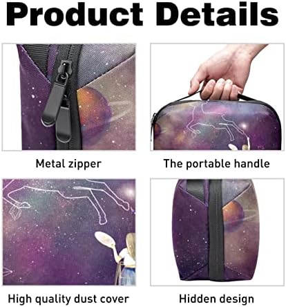 Bolsa de cosméticos galáxias para mulheres bolsa de moda fofa bolsa de maquiagem à prova d'água bolsa de higiene saco de higieness para