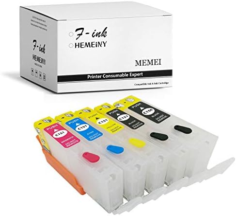 Substituição hemeiny vazia de cartuchos de tinta para Canon PGI-150 CLI-151 PGI-150XL CLI-151XL, trabalha com PIXMA IP7210 MG5410 MX721 MX921 MG5510 IX6810