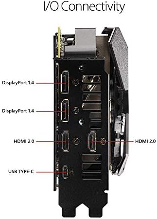 ASUS GEFORCE® RTX 2080 O8G ROG STRIX OC EDIÇÃO GDDR6 HDMI DP 1.4 Carda gráfica tipo C