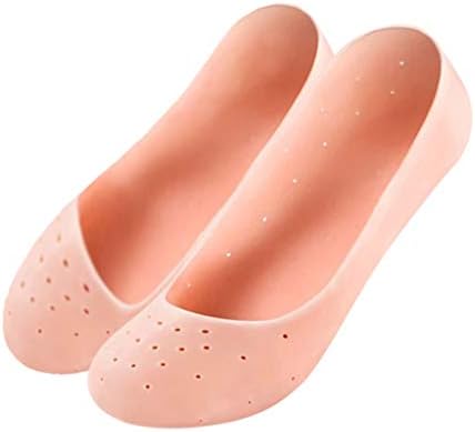 Gel Silicone Foot Dry 1Pair Socks Chaped Rachado Salas de Crack de Crack Slipper