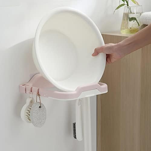 Ganchos de toalhas doiTool ganchos de toalhas hat alcaque de lavagem cabide de banheira de parede lavagem de lavagem de picada
