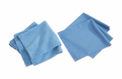Medline MDT217647 Micromax Microfiber Cleaning Ploth, 12 x 12, azul