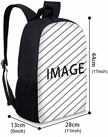 Mochila da Escola de Cogumelos da UNICEU para meninas Mulheres Mulheres de 17 polegadas Mochila Backpack Livro da escola