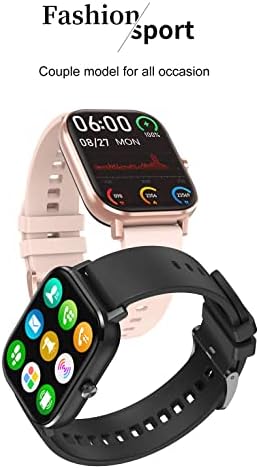 Houseege Smart Watch for Android e iPhone IP67 Playback de MP3 à prova d'água, tela de toque com modo esportivo, notificações, smartwatches elegantes para homens e mulheres